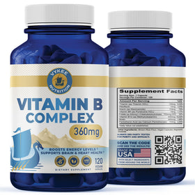 Vykee Nutrition B Complex 750mg Folate devant de la bouteille