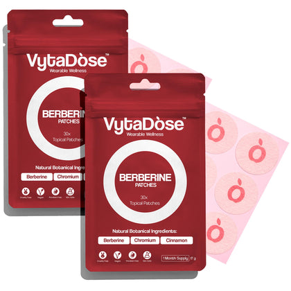 Vytadose Patches de Berbérine Extra Fort, paquet de 30 patches