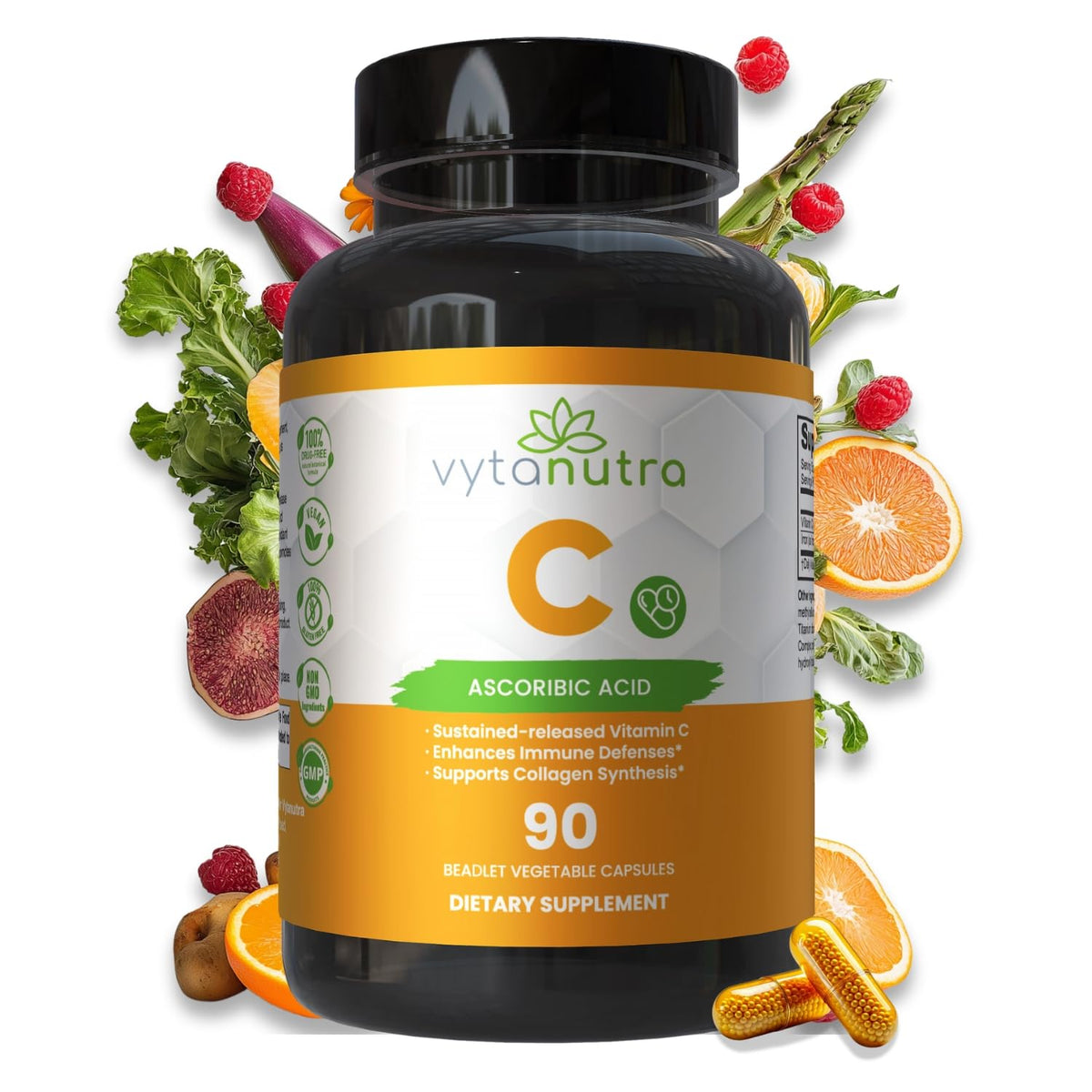 Vytanutra Vitamine C 90 capsules vue de face