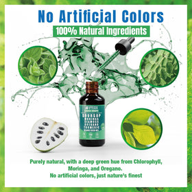 Vyxion Soursop Bitters Liquide 10 en 1 sur une table en bois