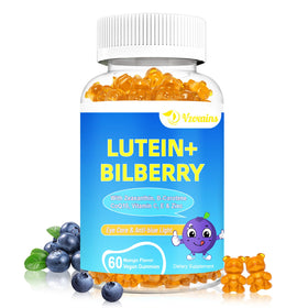 VZOXAINS Gummies de Luthéine et Zéaxanthine 20 mg en boîte vue de face
