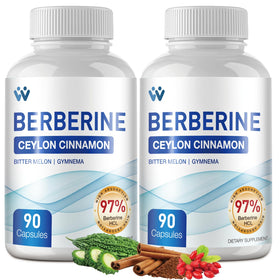 WACHRAY Complément Alimentaire Berbérine 1500mg avec Cannelle de Ceylan - Boîte avant
