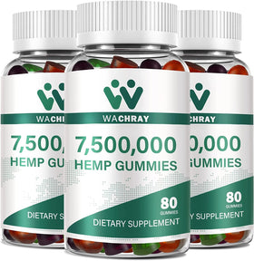 WACHRAY Gélifiés au Chanvre Bio paquet de 240 gummies