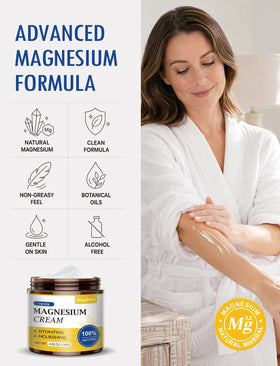 Wagomars Crème au Magnésium - ingrédients naturels