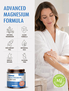 Wagomars Crème de Magnésium 159g en usage quotidien