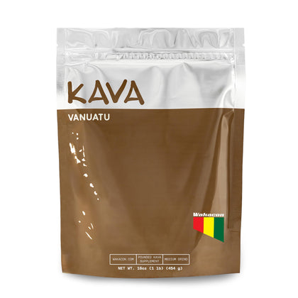 Wakacon Poudre de Kava Vanuatu 472g vue de face