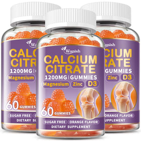 Wanish Gummies Calcium Citrate 1200 mg pour Femmes - emballage avant