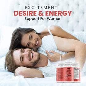 Warped Wellness Love Goddess dos avec informations nutritionnelles