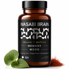 WASABI BRAIN Complément Alimentaire Mémoire 120 Capsules vue avant