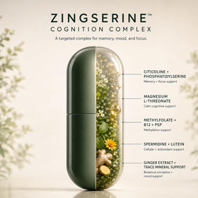 WASABI BRAIN Complément Alimentaire Mémoire avec ingrédients visibles