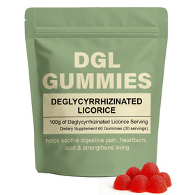 WDVNEX Gummies DGL 400 mg, sachet de 60 gummies au goût de baies