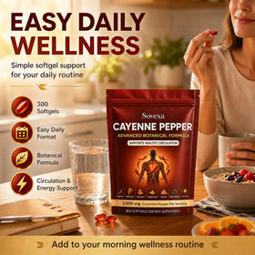 WDVNEX Poivre de Cayenne gélules avec autres compléments alimentaires