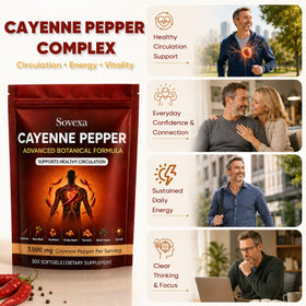 WDVNEX Poivre de Cayenne gélules avec étiquette détaillée