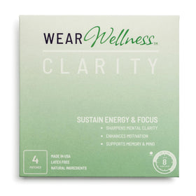Wear Wellness Patch Clarity pack de 4 patches sur fond blanc