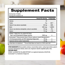 Webber Naturals Collagène Hydrolysé comprimés sur une surface
