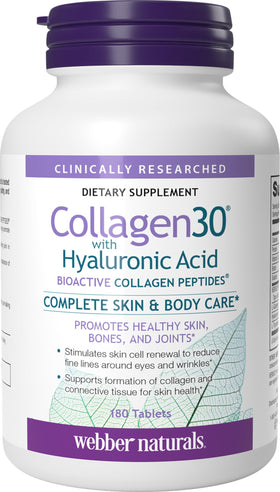 Webber Naturals Collagène Peptides 180 comprimés front view
