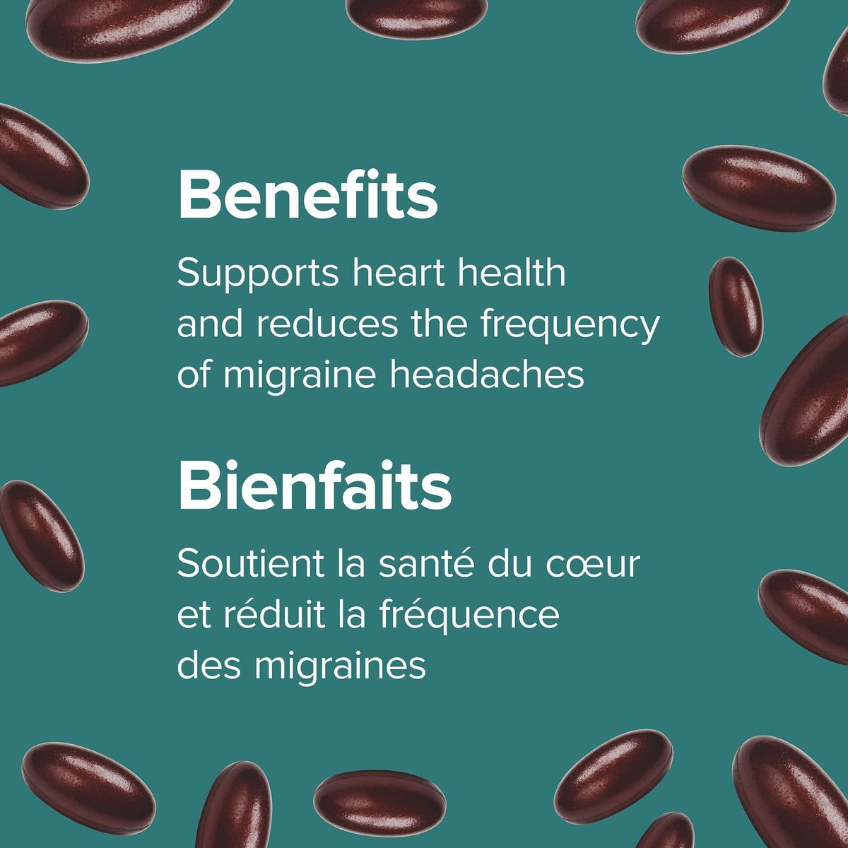 Webber Naturals CoQ10 200mg gélules molles sur fond blanc