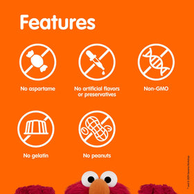 Webber Naturals Gélules Omega-3 Sesame Street gummies en détail