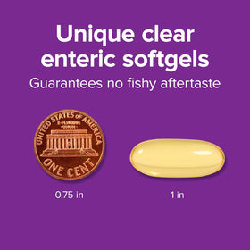 Webber Naturals Huile de Poisson Ultra Omega 3 sur fond blanc
