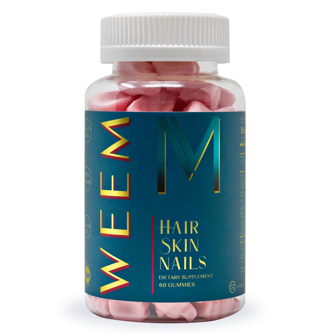 WEEM Gummies Cheveux Peau Ongles 191g vue de face