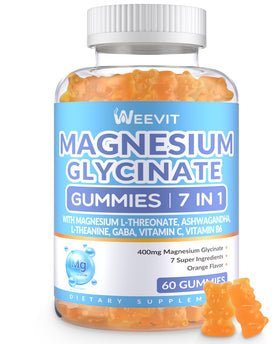 WEEVIT Gélules de Magnésium Glycinate 181g - vue de face