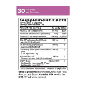 Weider Complément Alimentaire Femme 60 Capsules avec verre d'eau