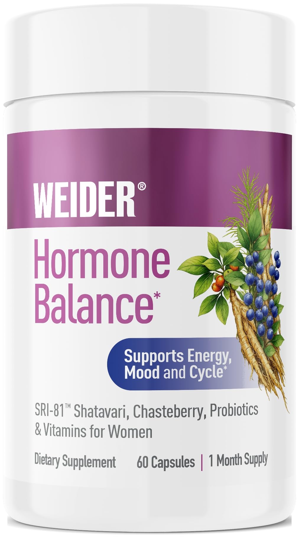 Weider Complément Alimentaire Femme 60 Capsules vue avant
