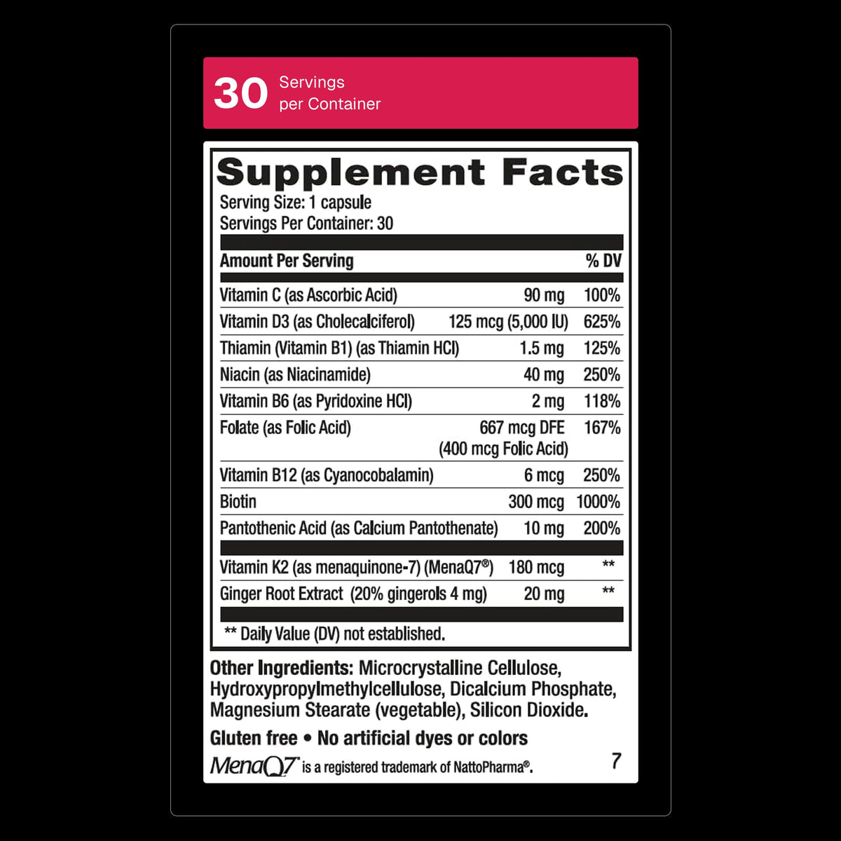 Weider Complément Alimentaire Santé Artères 30 Capsules emballage
