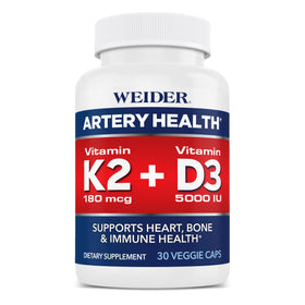 Weider Complément Alimentaire Santé Artères 30 Capsules vue de face