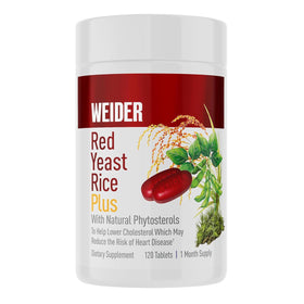 Weider Red Yeast Rice Plus 120 capsules vue avant du produit