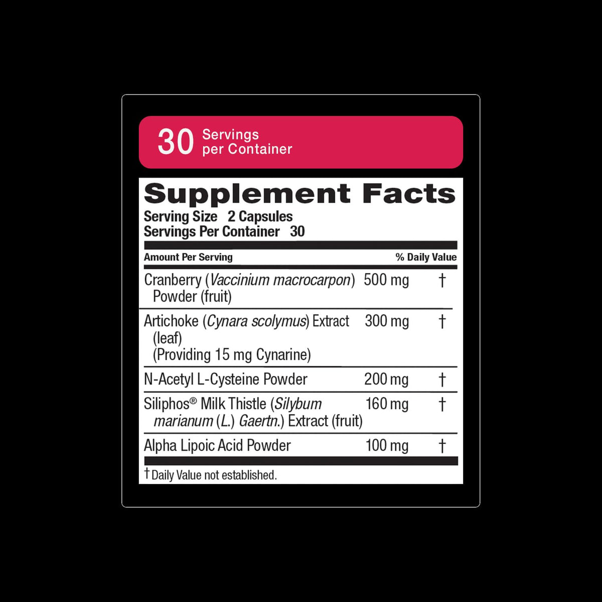Weider Soutien Foie et Rein 60 Capsules étiquette détaillée
