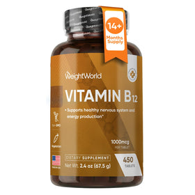 WeightWorld B12 Methylcobalamine 1000 mcg flacon avant