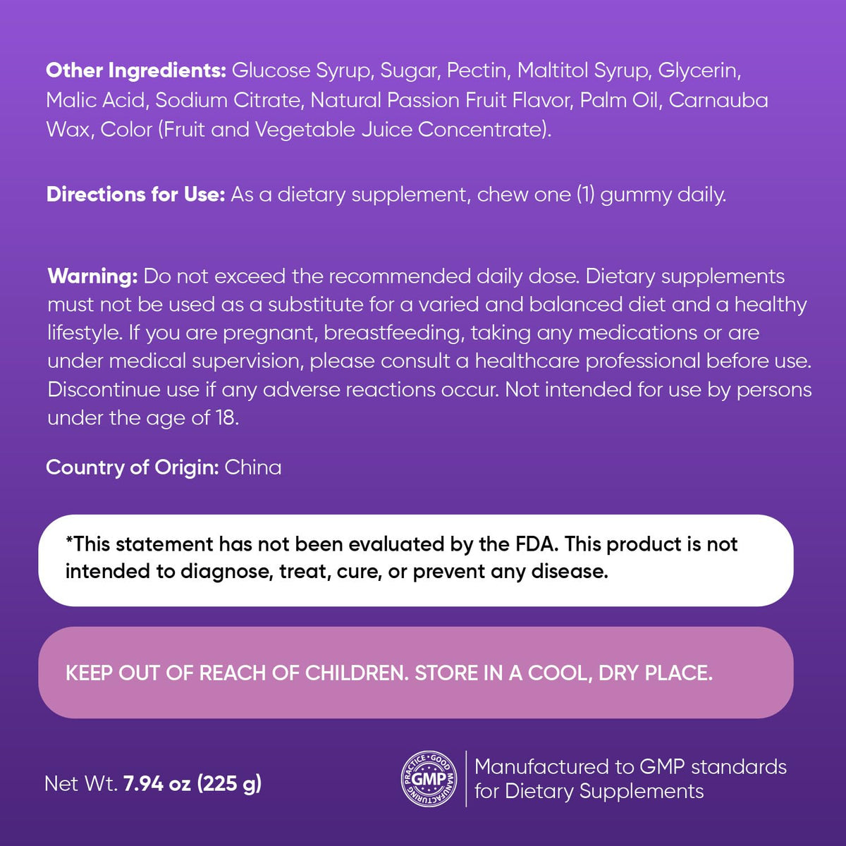 WeightWorld Gummies de Mélatonine présentation des gélules