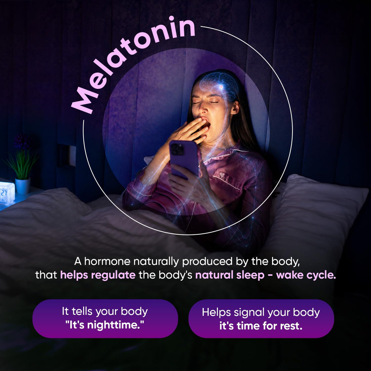 WeightWorld Gummies de Mélatonine usage nocturne