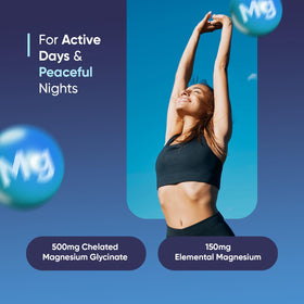 WeightWorld Magnésium Glycinate 500mg capsules vue de dessus