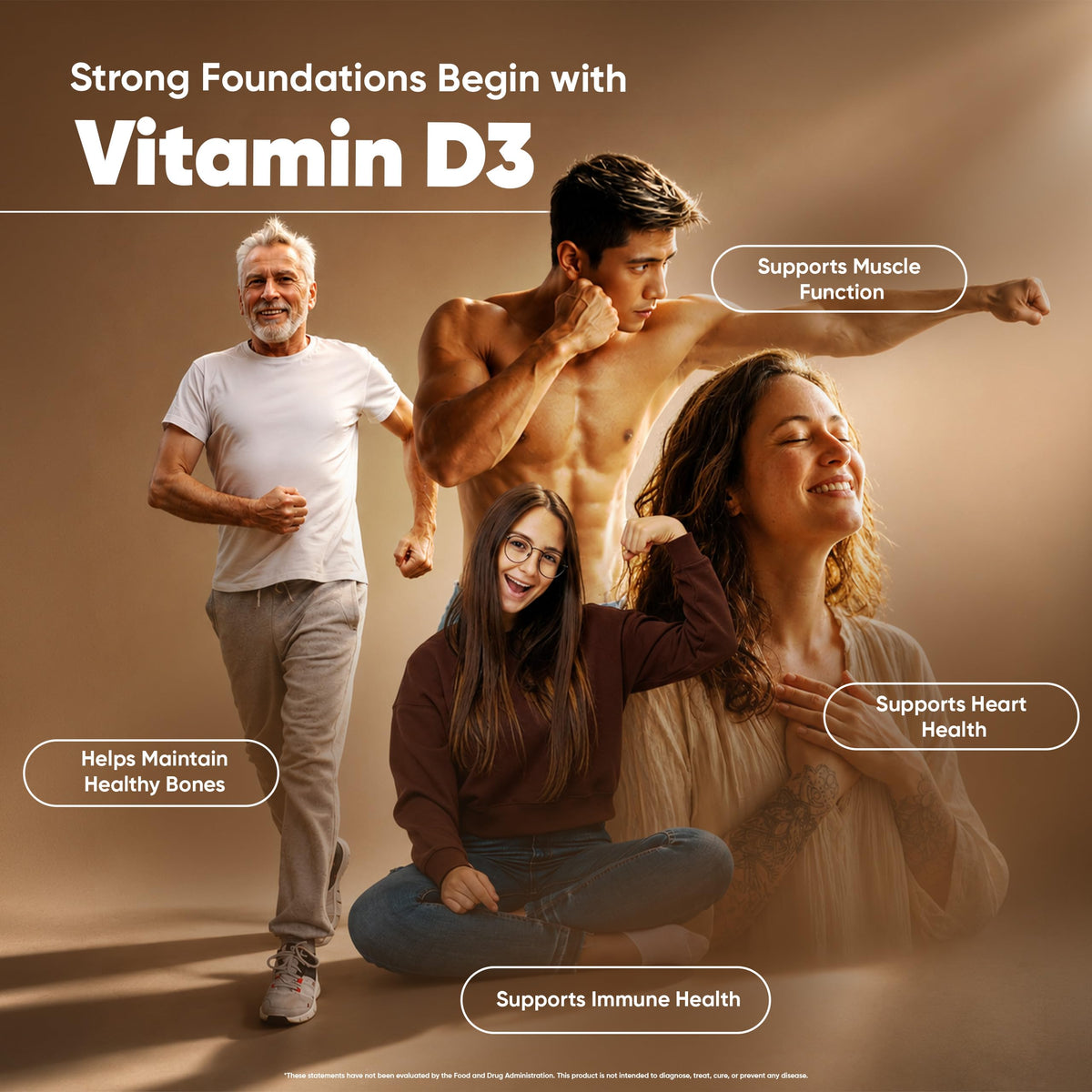 WeightWorld Vitamine D3 5000 IU comprimés, prise quotidienne recommandée