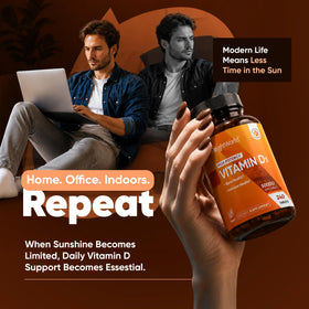 WeightWorld Vitamine D3 5000 IU, détails de l'étiquette