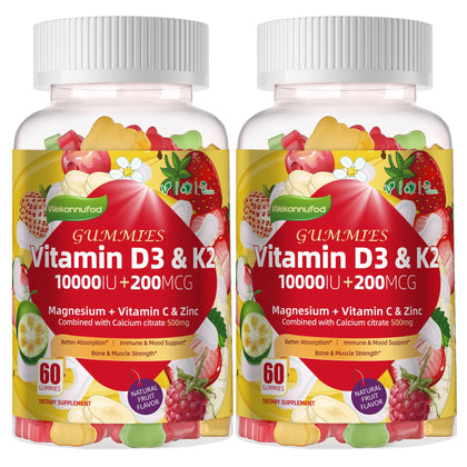 Wekannufod Gummies D3 K2 120 gummies avec packaging