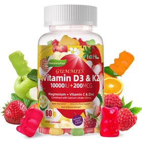 Wekannufod Gummies D3 K2 Vegan 60 Gummies pot avant