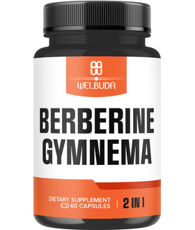 WELBUDA Complément Alimentaire Berbérine 60 Capsules - vue de face