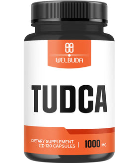 WELBUDA Tudca 1000mg 120 capsules vue de face