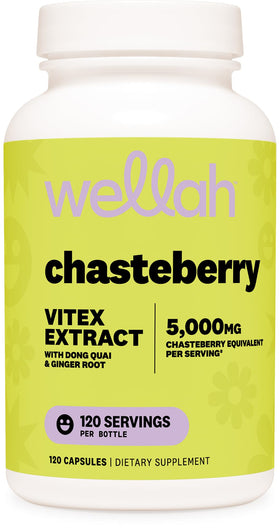 Wellah Chasteberry 120 capsules vue avant de l'emballage
