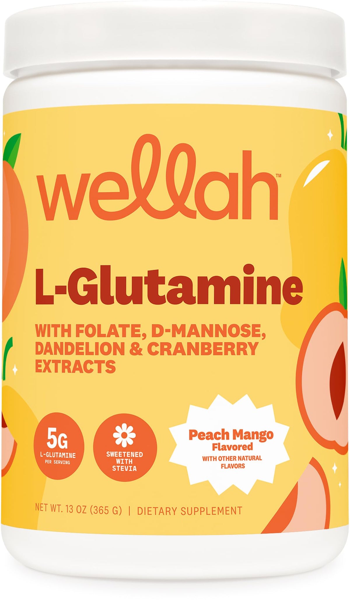 Wellah L-Glutamine Poudre 440g emballage avant