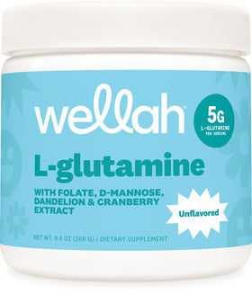 Wellah L-Glutamine Poudre 50 Portions 331g vue avant