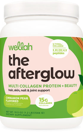 Wellah Multi Collagen Protein + Beauty 662g, saveur poire cannelle, vue de face