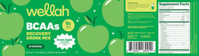 Wellah Poudre BCAA Pomme Verte en ambiance sportive