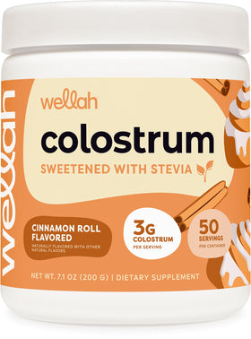 Wellah Poudre de Colostrum Saveur Cinnamon Roll vue de face
