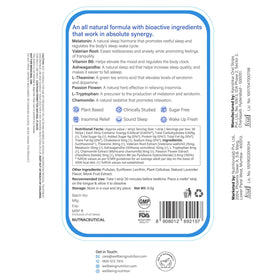 WELLBEING NUTRITION Melts Sommeil Réparateur en format pratique