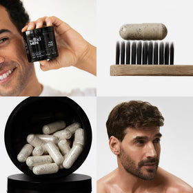 WELLBEL Complément Alimentaire Cheveux, Peau et Ongles - Capsules dans un verre