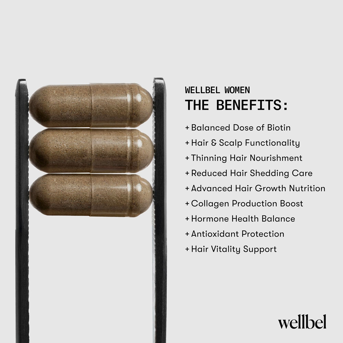 WELLBEL Complément Alimentaire Femme boîte avec ingrédients
